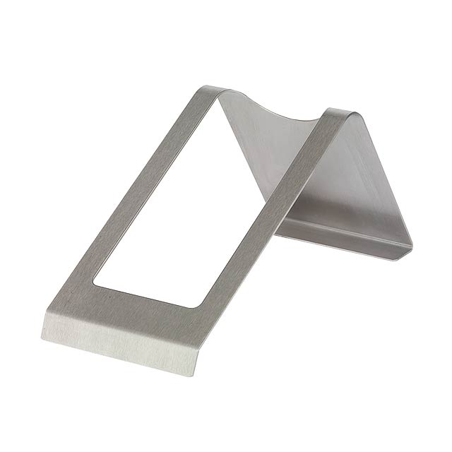 Satin stainless steel bottle holder NOBLE - silver