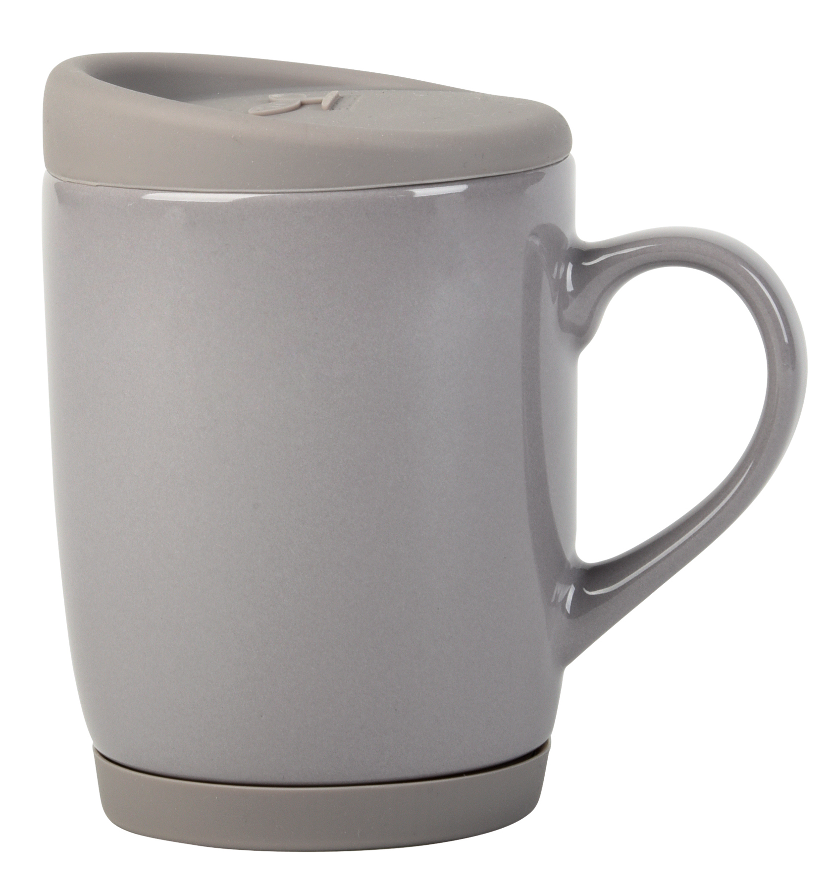Ceramic mug EASY DAY - grey
