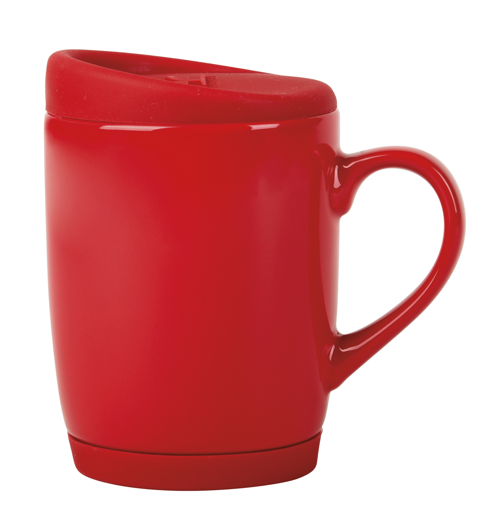 Ceramic mug EASY DAY - red