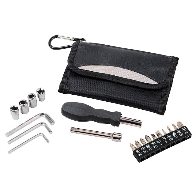 Werkzeug-Set WORK HELPER, 19-teilig - Silber
