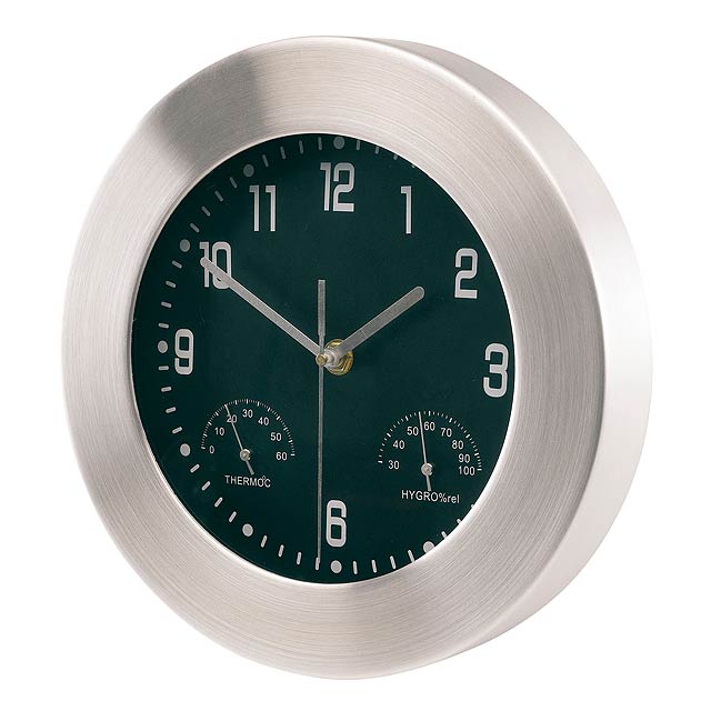 Hliníkové nástěnné hodiny JUPITER - stříbrná