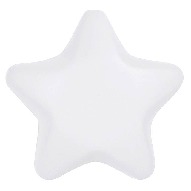 Antistresová hvězda STARLET - bílá