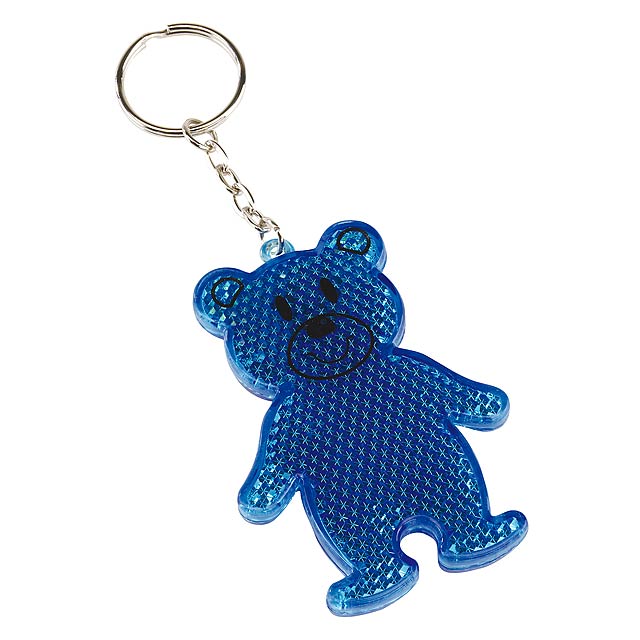 Reflexní medvídek TEDDY - modrá