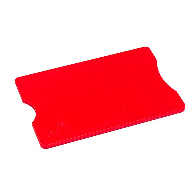 Pouzdro na kreditní karty PROTECTOR - červená