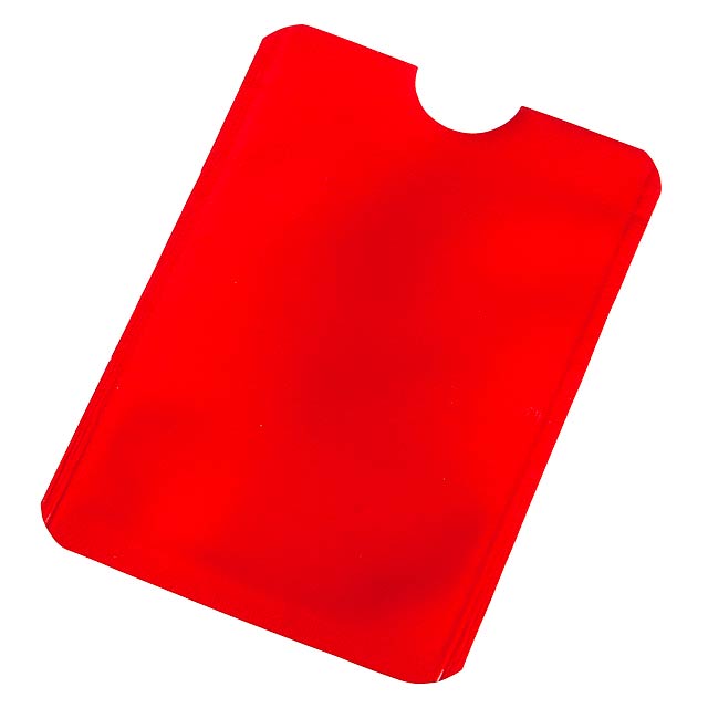 Credit card sleeve EASY PROTECT - red