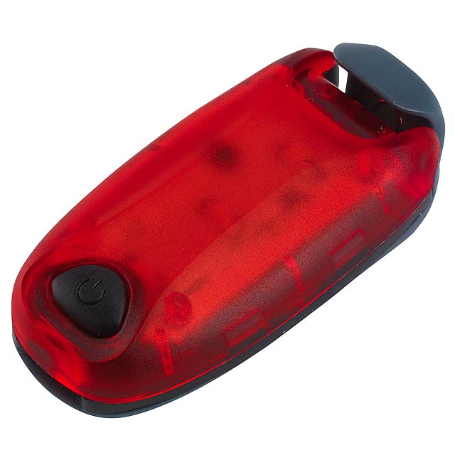Blikací světlo FLASH CLIP - červená