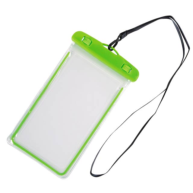 Phone bag DIVER, splash-proof - green