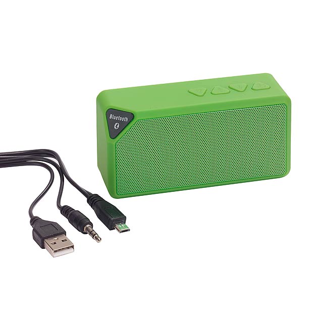 Bluetooth reproduktor CUBOID - zelená