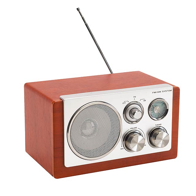 AM/FM radio CLASSIC - silver