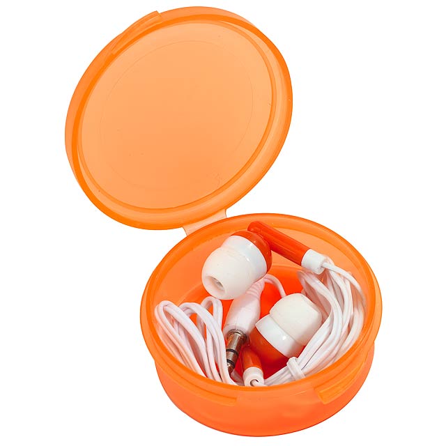 In-ear headphones MUSIC - orange