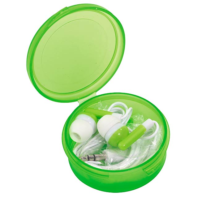 In-ear headphones MUSIC - green