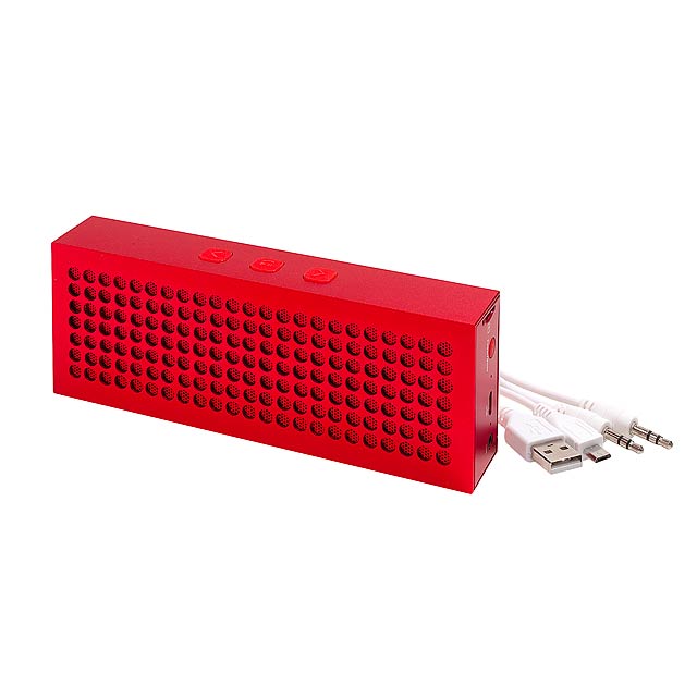 Bluetooth speaker BRICK - red
