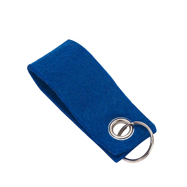 Key ring FELT - blue