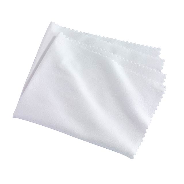 Microfibre glasses cleaning cloth CLEAN UP - white