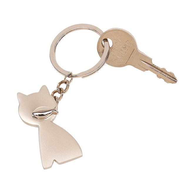 Key ring CAT - silver