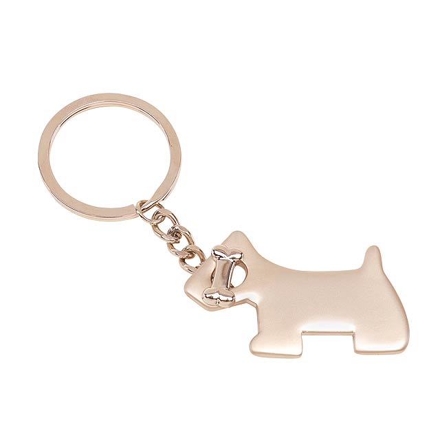 Key ring DOG - silver