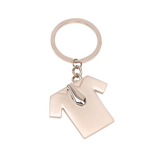 Key ring TIE SHIRT - silver