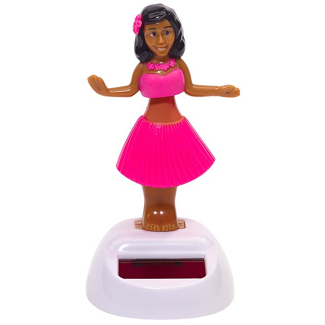 Solar-Wackelfigur HULA - Rosa