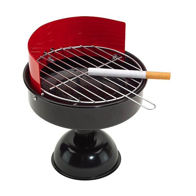 Popelník BBQ - červená