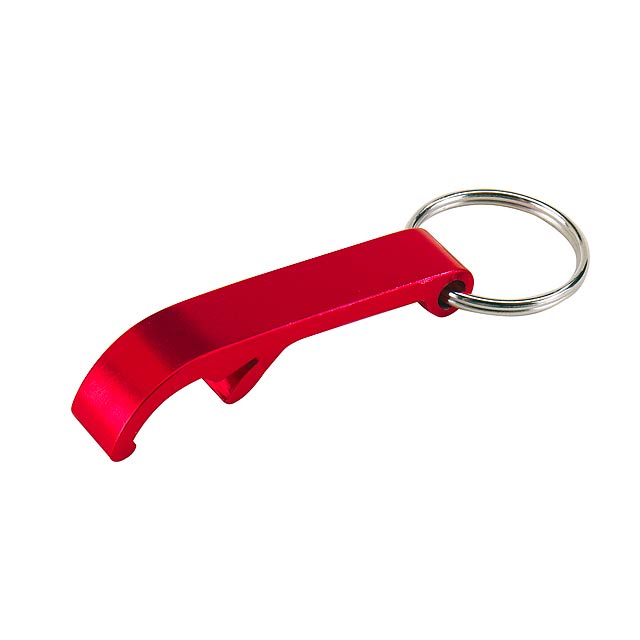 Bottle opener OPEN - red