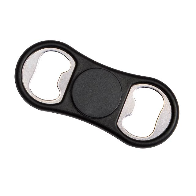 Bottle opener SPINNER - black