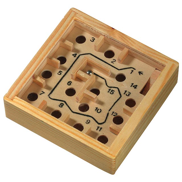 Dřevěná labyrintová hra LOST - drevo