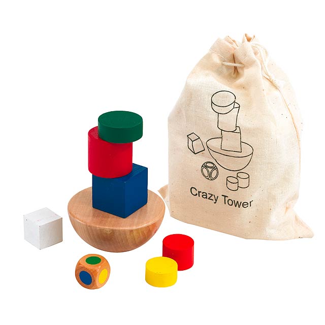 Hra CRAZY TOWER - multicolor