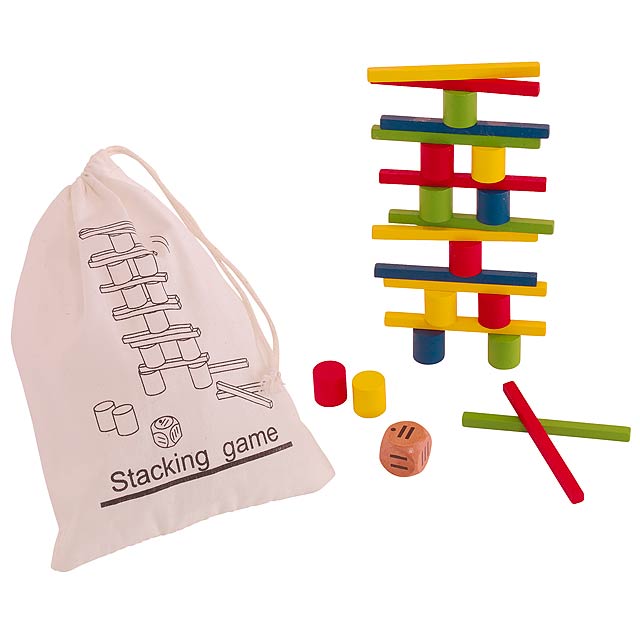 Geschicklichkeitsspiel STACKING - multicolor