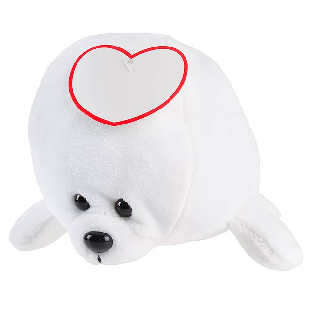 Plush seal OCEAN BELLA - white