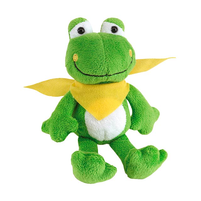 Plyšová žába BERND  - zelená - foto