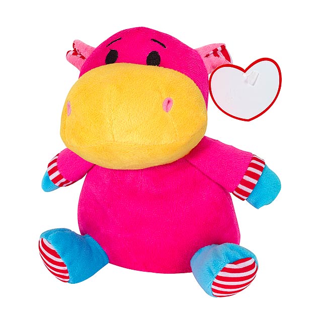 Plush hippo BEATE - multicolor