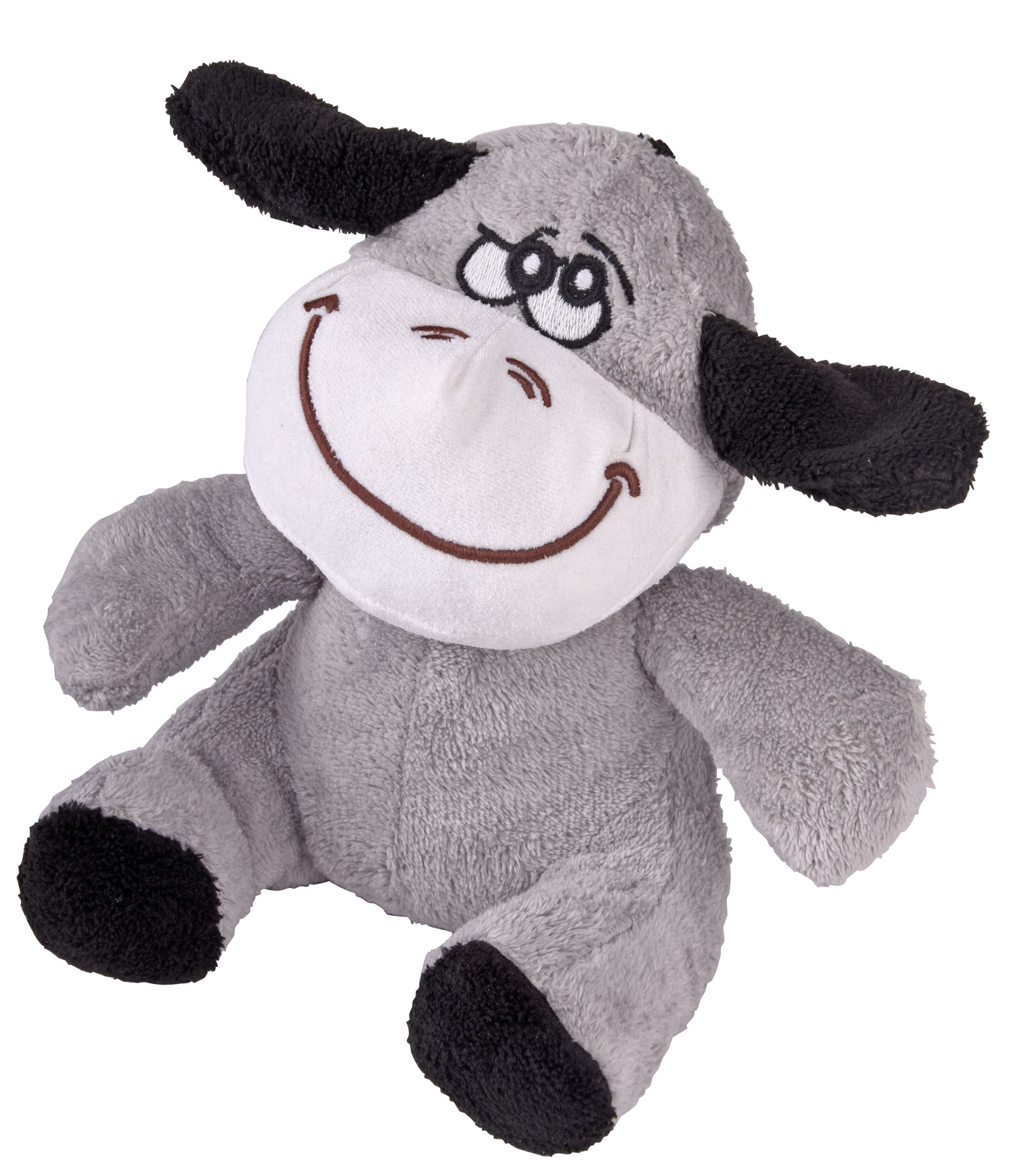 Plush donkey ADRIAN - black