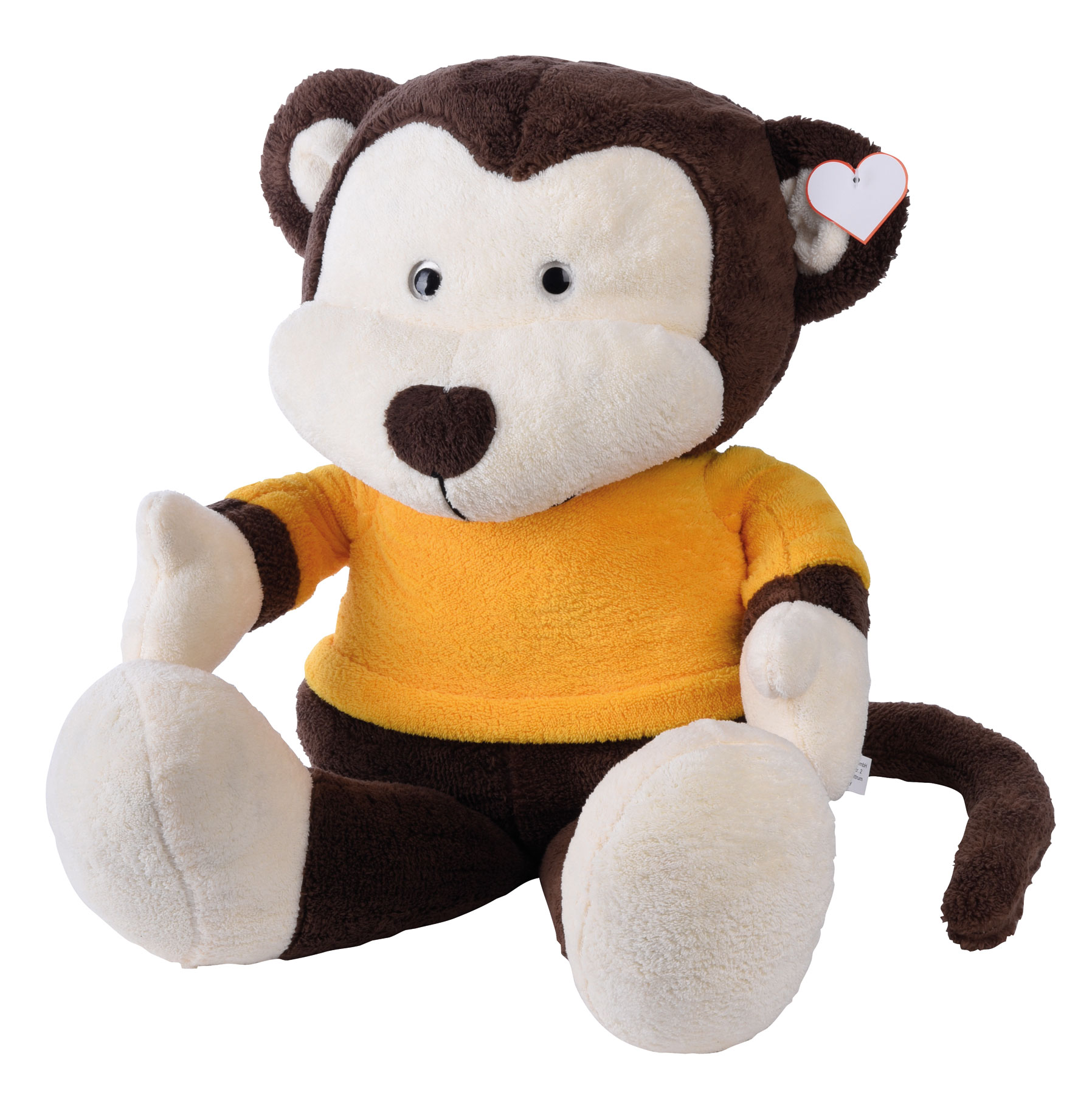 Large plush monkey BATU - brown