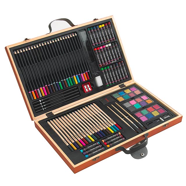 88 piece art colouring set MONET - multicolor