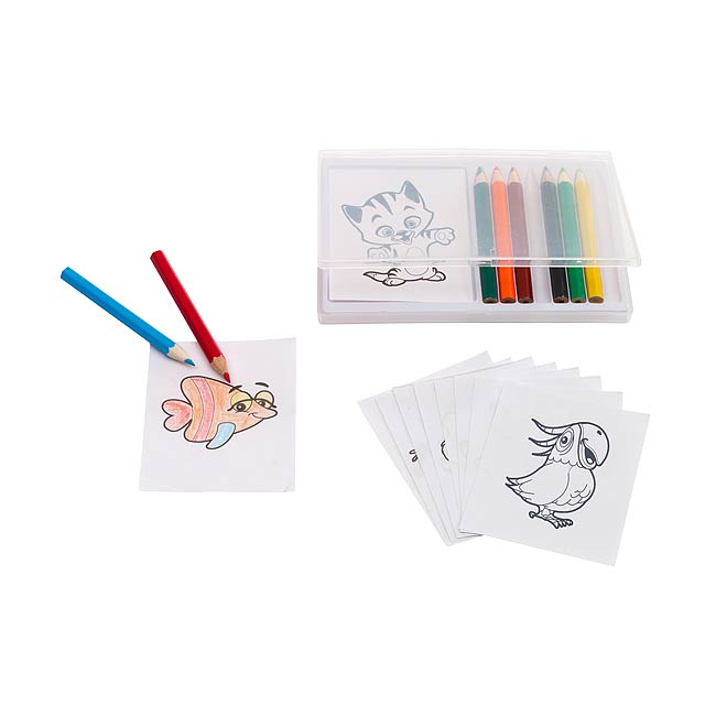 Colouring set CRAZY ANIMALS - multicolor