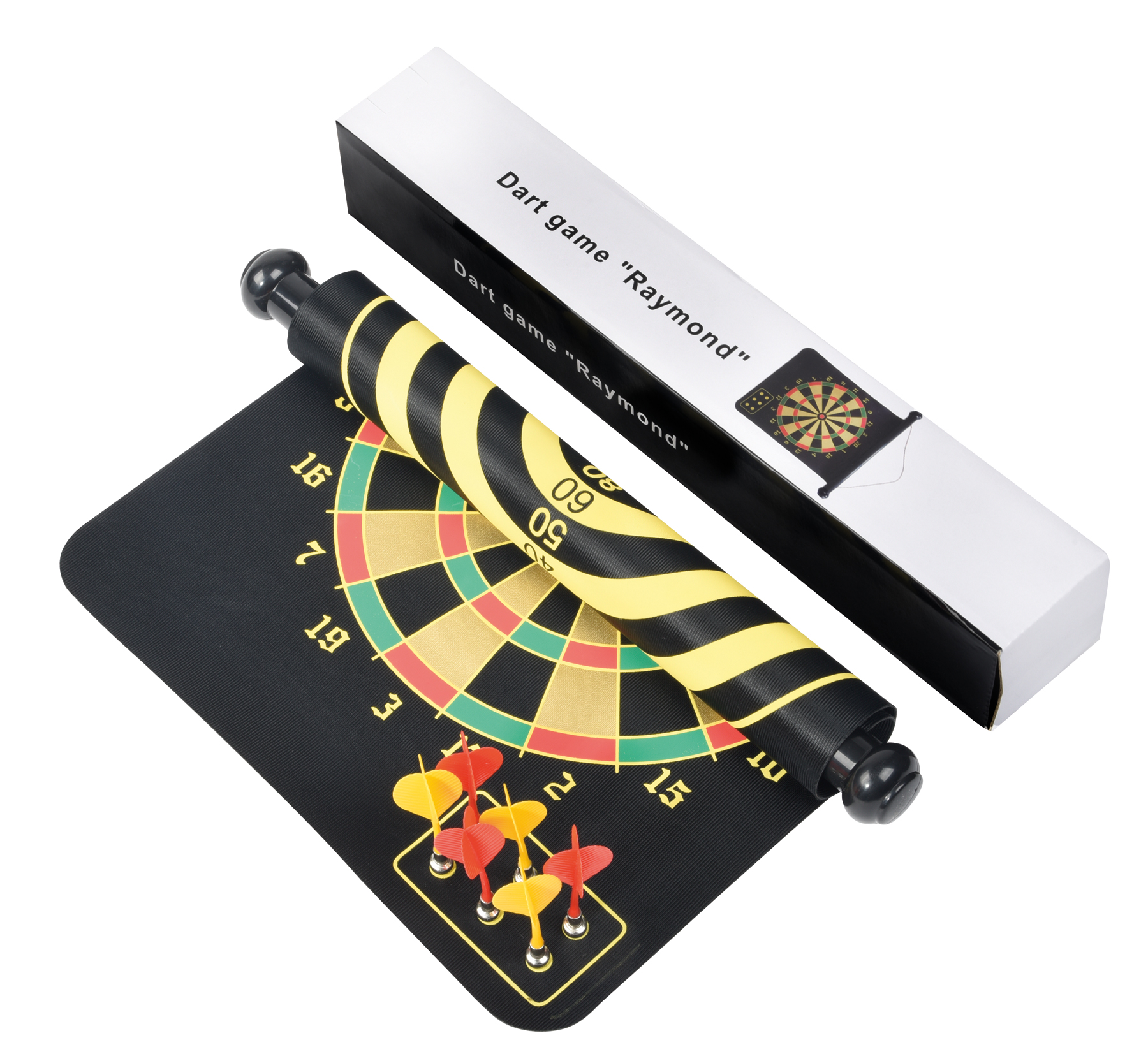 Magnetic dart board RAYMOND - black