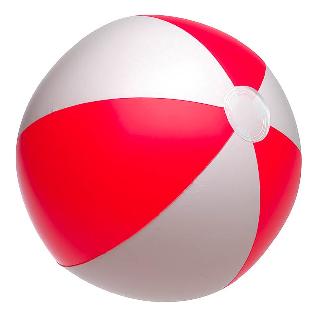 Inflatable beach ball ATLANTIC - red