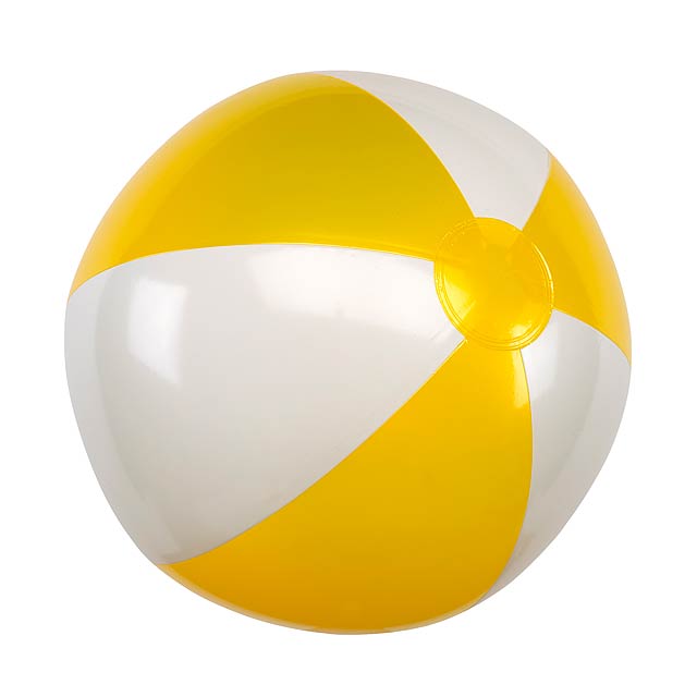 Inflatable beach ball ATLANTIC - yellow