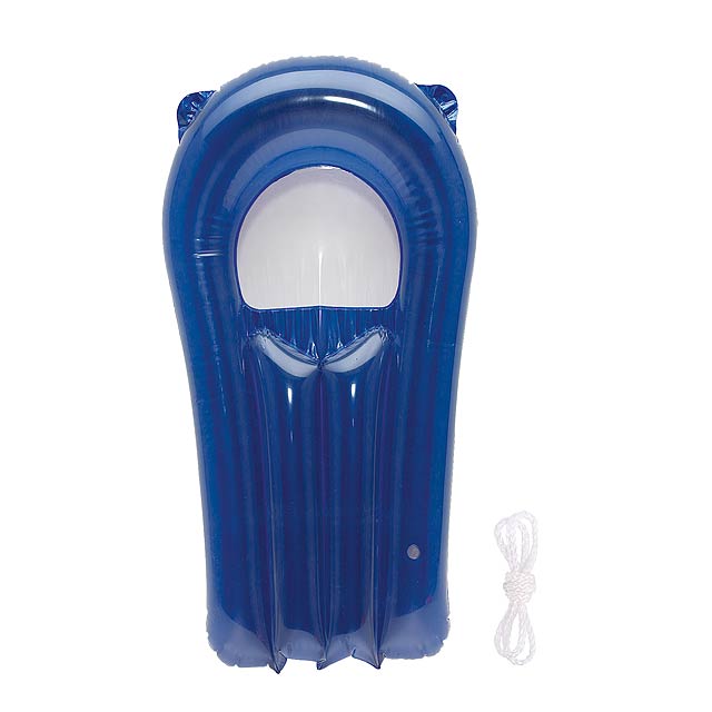 Aufblasbare Mini-Luftmatratze SPLASH - blau