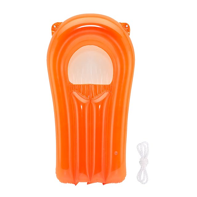 Nafukovací mini matrace SPLASH - oranžová