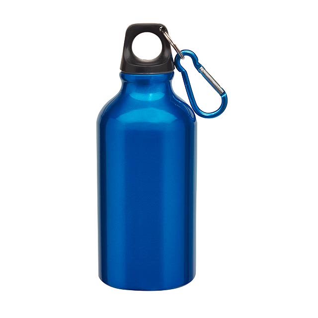 Aluminium drinking bottle TRANSIT - blue