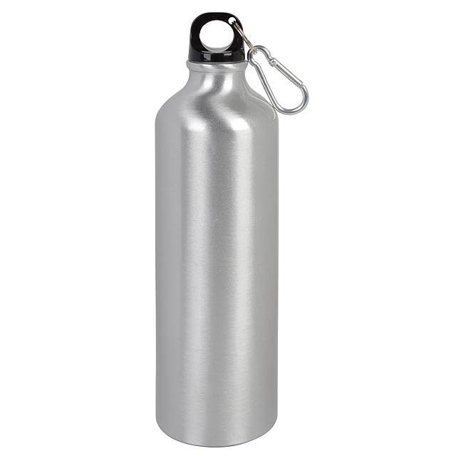 Aluminium drinking bottle BIG TRANSIT - silver