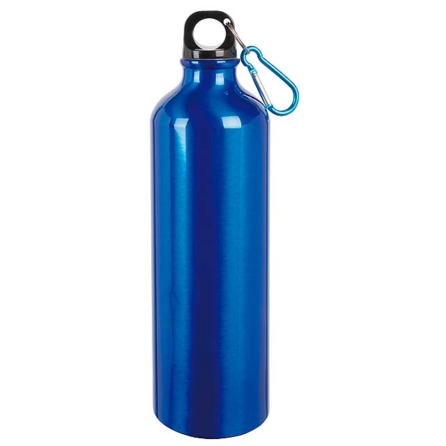 Aluminium drinking bottle BIG TRANSIT - blue