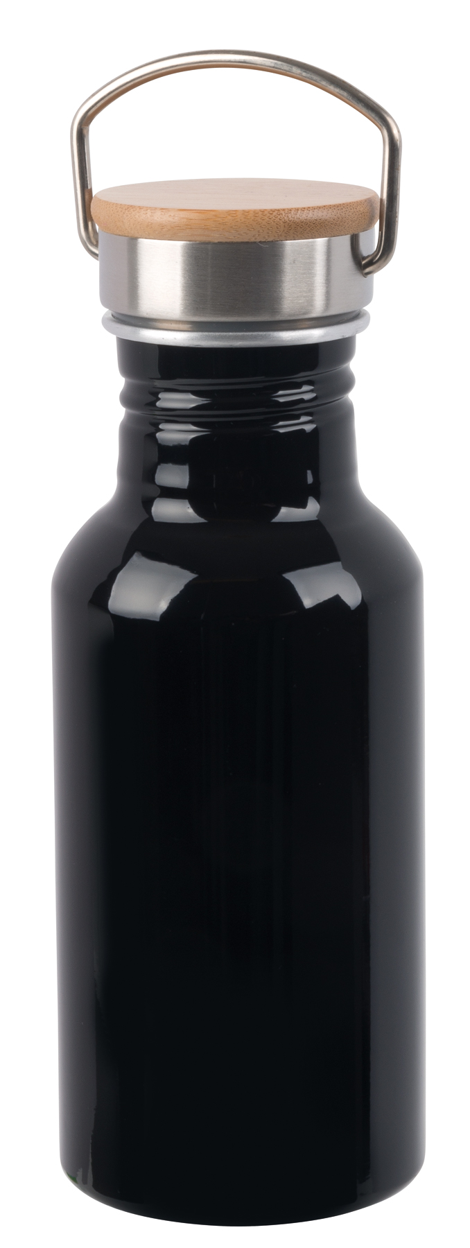 Hliníková láhev na pití ECO TRANSIT - černá