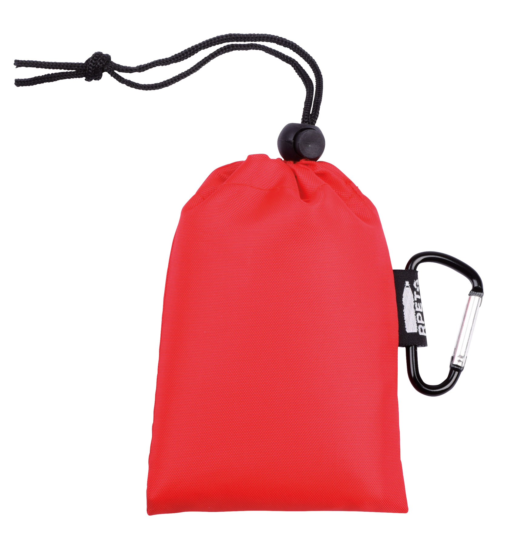 Rain poncho ECO SAFE - red