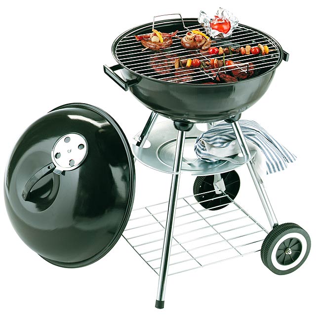 Kulatý grill MASTER - černá