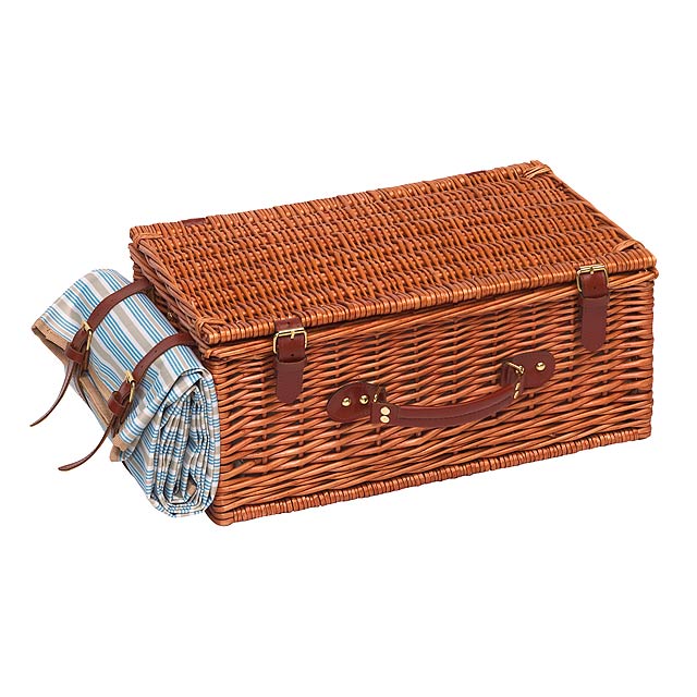 Picnic basket MADISON PARK for 4 people - brown