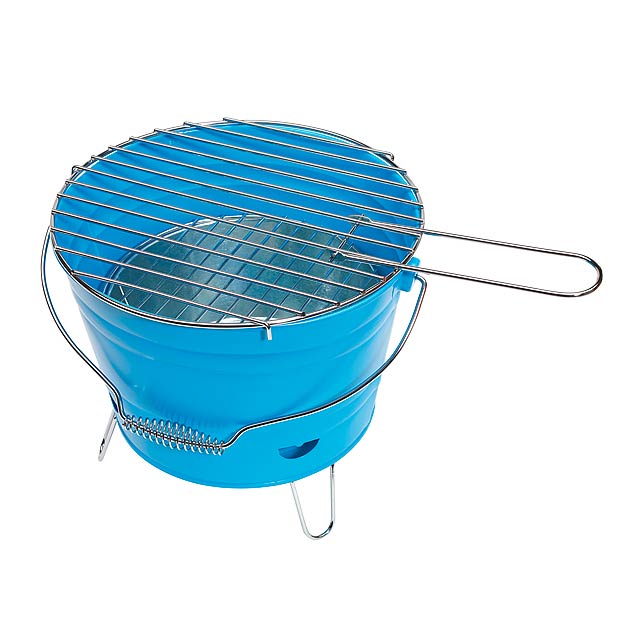 Barbecue grill BUCKET - nebesky modrá