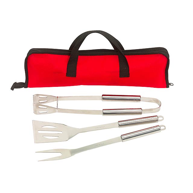 Barbecue set SMOKY - red