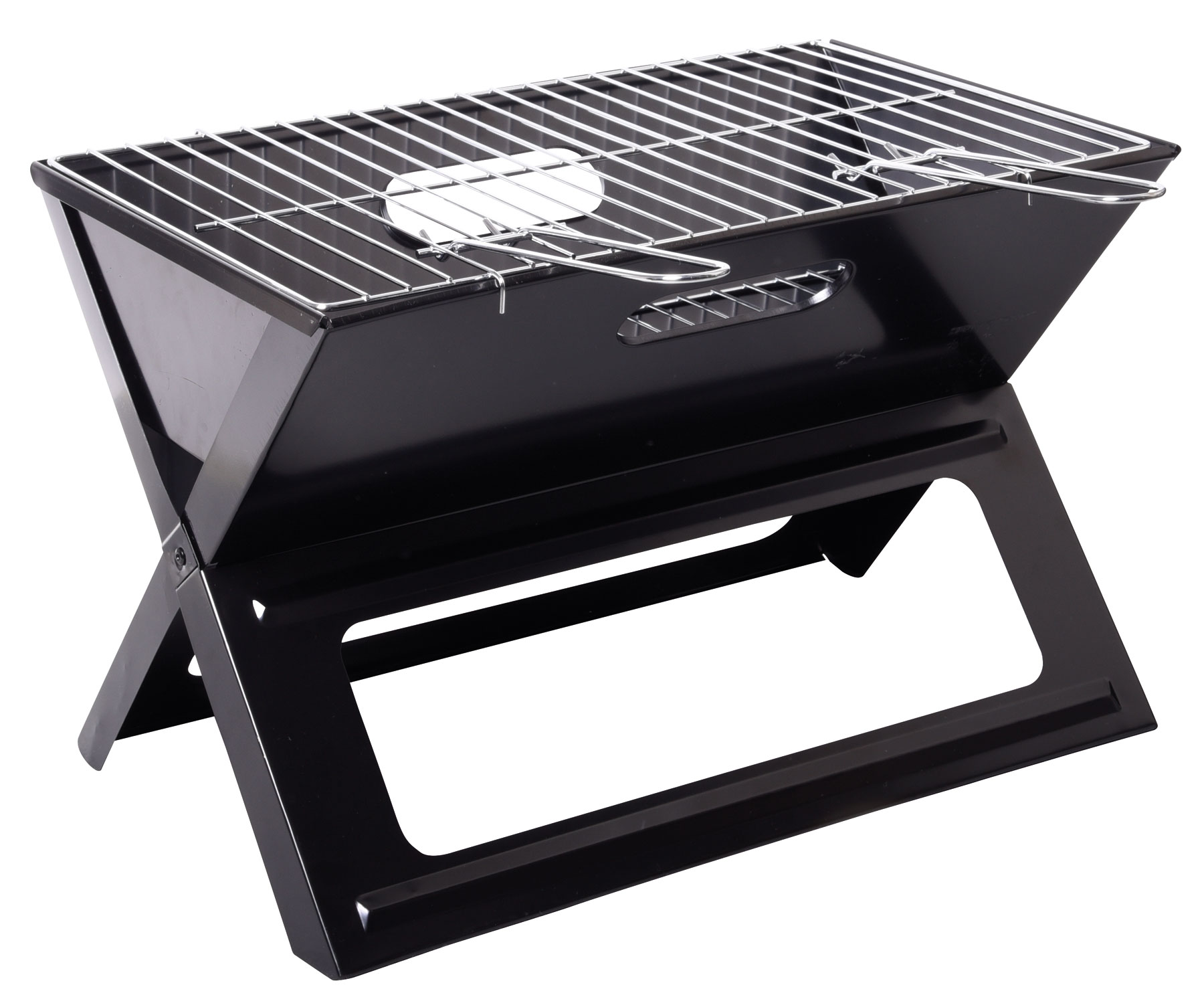 Foldable barbecue SUMMER EVENING 2.0 - silver